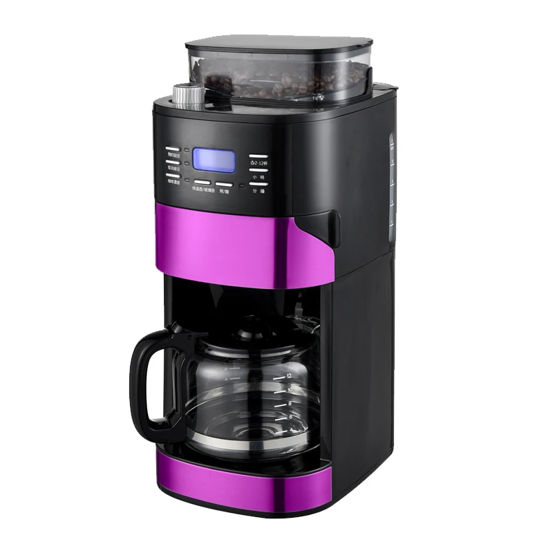 12 Cups Drip Coffee Maker With Grinder 