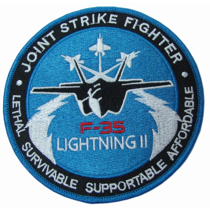 US-Air Force patch  F-35  Joint Strike Fighter  ca 10 cm