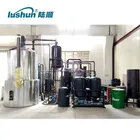LUSHUN Brand Factory Price Waste Engine Oil Recycling Distillation To Base Oil Machine India
