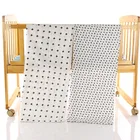 100% Bulk 100% Organic Cotton Bamboo Fabric Bath Towel Print Multiple Uses Baby Wrap Nurse Blankets