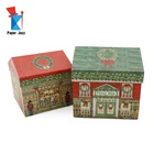 Gift Rigid Cardboard Of Flowers Gift Decorative Paper House Shape Gift Box