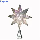 2019 New Custom Made Christmas Tree Decoration Topper Star With LED Light