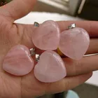 Pink Pinkpink Loose Precious Stone Pink Natural Gemstone Rose Quartz Heart