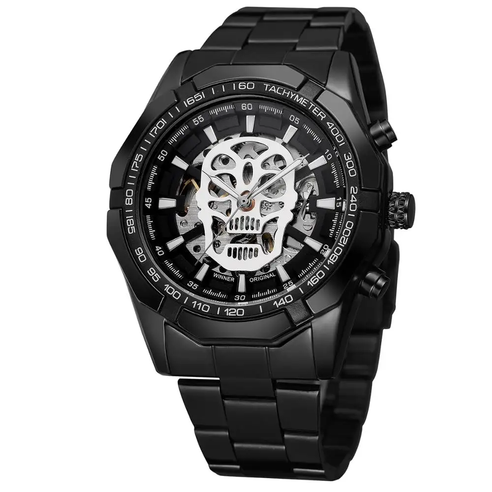 winner skull watch