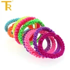 Women Elastic Hair Band Elastic 2018 Fancy Colored Women Elastic Rubber Hair Bands