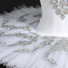 Girls White Professional Custom Size Girls Classical White Swan Lake Ballet Tutu Costumes