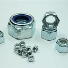Nut Nuts Nuts Carbon Steel Nylon Lock Nut Blue White Ring DIN 985 DIN 982 Hex Self Lock Nuts