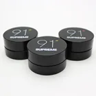 Glass Jar With Black Lid Glass Cream Jar 5g 10g 20g 30g Mini Black Or Matt Black With Lid GJ-007R