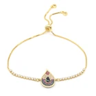 Fashion Jewelry Women New Drop Drip Shape Abalone Shell Eye Bracelet Design