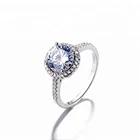 Silver Sterling Silver Cz Stone Ring Hot Jewelry Main CZ Stone Silver Ring 925 Sterling