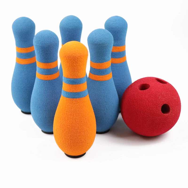 10 Pin Kids Bowling Game Set Outdoor Indoor Sports Interaction Leisure Play Toys