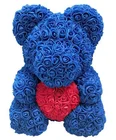 Plush Bear Wedding Plush Stuffed Gift Flower Rose Bear Rose Teddy Bear For Wedding Party Decoration