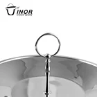 Dish Fruit Decor Stainless Steel Dish Fruit Plate Decor Home Serving Tray For Food