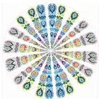 Beach Towel Customized Logo Mandala Pareo Sublimation Round Beach Towel