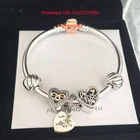 925 Factory Wholesale Silver Jewelry 925 Sterling Charms Women Bracelets Bangles