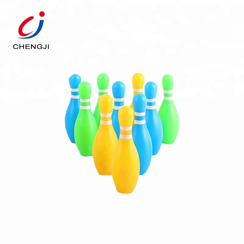 Chengji wholesale sport plastic toy bowling ball kids bowling toys play bowling balls game for kids with bowling pin