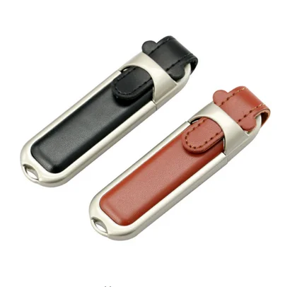 Fashion Leather Key Ring Model USB2.0 8GB-64GB flash drive memory stick pendrive 