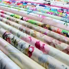 Silk Printed Fabric Fonesun-SK831 OEM RTS 100% Silk Customized 25mm Silk Satin Digital Printed Fabric For Clothing