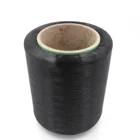Fdy Black Doped Dyed Dyed Fdy Polyester Yarn FDY 1000D/96F Polyester Filament Yarn Black Doped Dyed For Webbing
