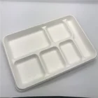 Rectangular Food Tray Compost Tray Compostable Rectangular 6 Com Food Tray