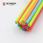 Color Tear Translucent Or Customized Color Soft Customized Color Tear Resistant Silicone Rubber Tube