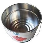 Metal Tin Bucket And Metal Tin Bucket 18L Metal Paint Tin Pail Bucket With Lug Lid And Handle