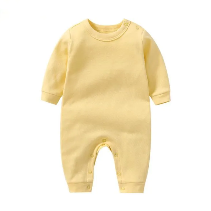 manufacturer Cotton Knitted Baby Boy Spring Clothes Romper Autumn  Sleep  Custom Print Unisex OEM