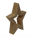 Hotsale Decorative Hanging Wooden Star For Christmas