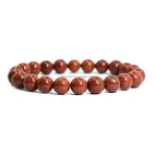 Aa Bracelets Amazon Shop Jewelry Supplier Natural Stone AA Red Jasper Beaded Bracelet