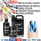 Art Get Polish High Quality Long Lasting Oem Metallic Nail Polish Nail Art