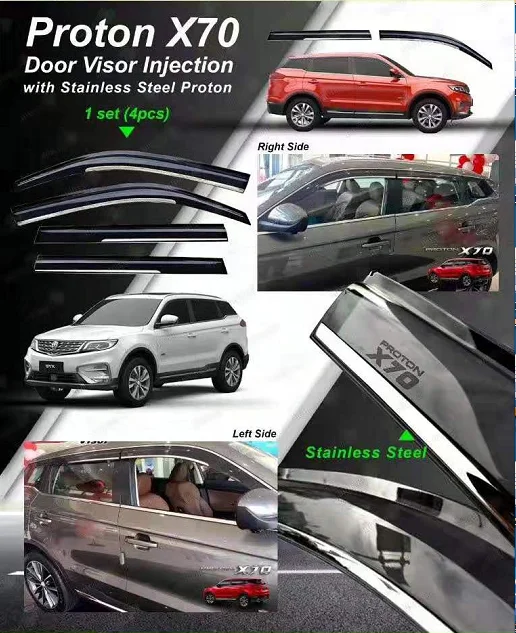 proton x70 door visor