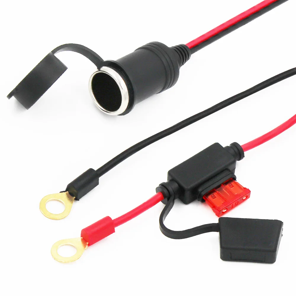 Car Cigarette Lighter Extension Cord cable Male to Female Extension cable car charger