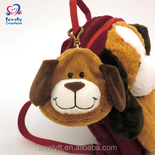4.5&quot; Wholesale Dog Coin Purse Plush Toys With Key Ring