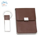 Corporate Corporate Gift Set Promotional Corporate Giveaway Items Wallet Purse Leather Keychain Gift Set