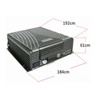 Vehicle Surveillance Kit 4ch H.265 720p 1080p Mobile Dvr With GPS Tracking 4G Wifi Free Platform For Trucks Vehicle