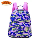 Fashion High School Fashion Cool High School Students Backpack Camouflage Young Girls Leisure Camouflage Female Backpack