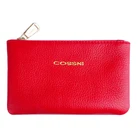 Leather Purse Leatherfull Grain Nappa Leather Coin Purse Wallet Wholesale Top Grain Genuine Pebble Leather Coin Pouch Purse With Keyring