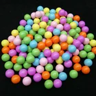 Beads 4-20mm Plastic Acrylic Ball Beads With Hole For Jewelry Making