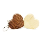 Heart Drive Usb Drive 4gb Heart Shaped Wooden USB Flash Drive 4gb 8gb For Promotional Gift Custom Logo