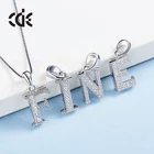 S Jewelry Letter A B C D E F G H I J K L M N O P Q R S T U V W X Y Z 925 Sterling Silver Initial Necklace Jewelry