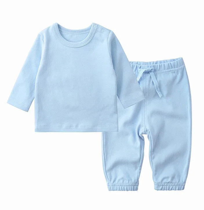 manufacturer Baby Boys & Girls Long Sleeve T-Shirt Tops And Pants Clothes Set