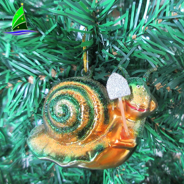 Christmas Tree Ornaments Animals Glass Christmas Tree Decoration Pendant Christmas Figures 