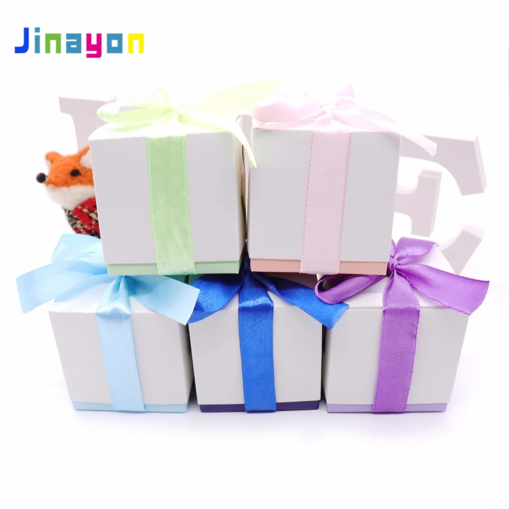 baby shower baby foot candy box laser cut-out baby favor gift