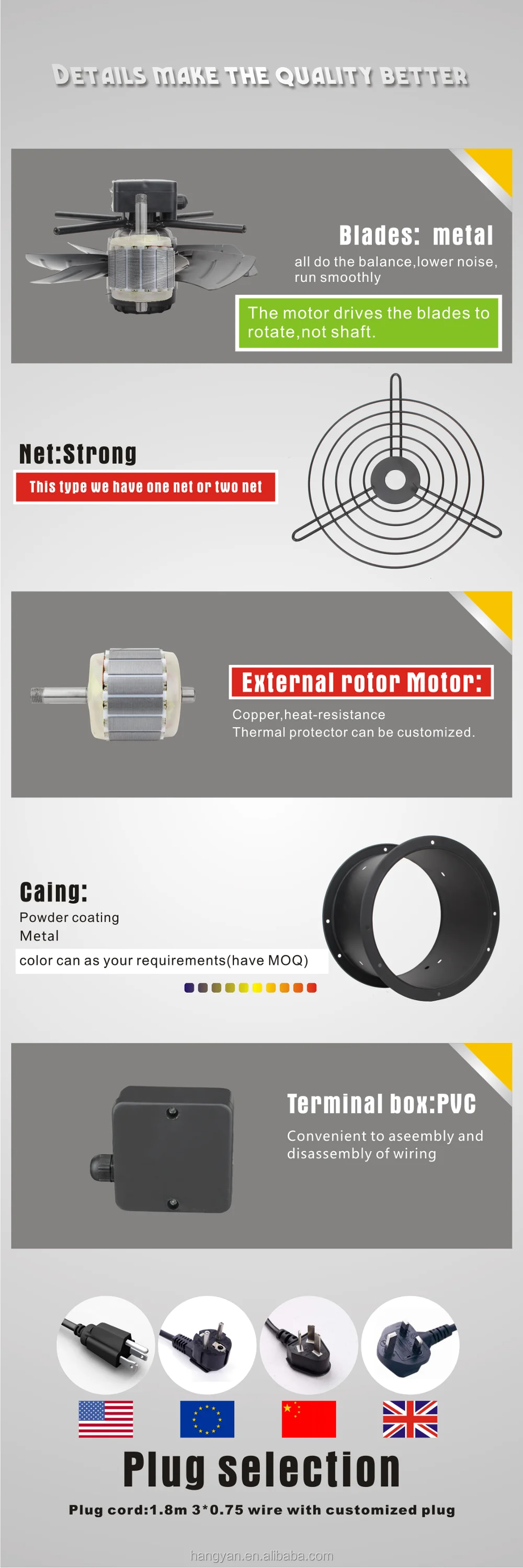 Long Tube, Axial, 710mm - detail 14