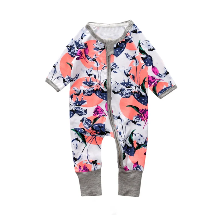 manufacturer New design fashion comfortable baby long sleeve overall kids pajamas girl