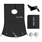 Cape Hair Cape Bib Apron Men Beard Apron Cape Facial Hair Nylon Aprons Hairdressing Cape For Men