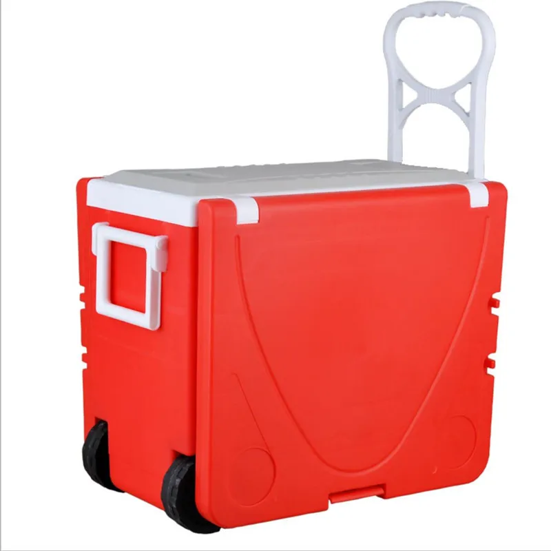 Cooler Box Folding Table Chair Set Lunch Bag Freezer Outdoor With 2 Stools 28L 