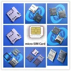 Sim Card Sim Card Holder Push 1.35h 6p Push Push Type Micro Sim Card Holder Slot