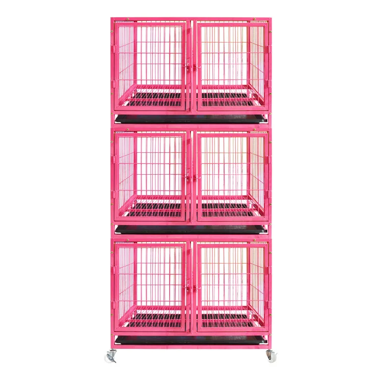 stackable dog crates on wheels