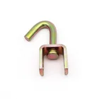 Wire Swivel 1.5" 38mm Manufacturer Custom Steel Wire Swivel J Hook On Ratchet Buckle